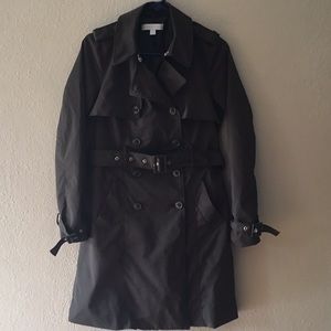 Belted trench coat